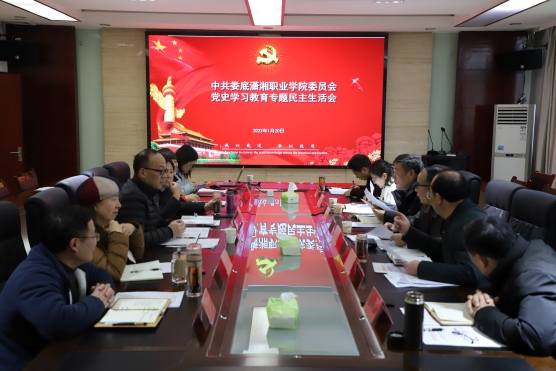 学校党委召开党史学习教育专题民主生活会