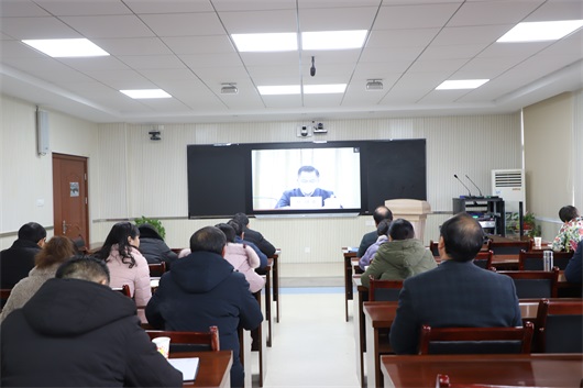我校参加全省高校暨委厅机关党史学习教育总结视频会议